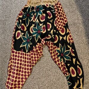 Kantha Bae Colorful Patterned Harem Pants